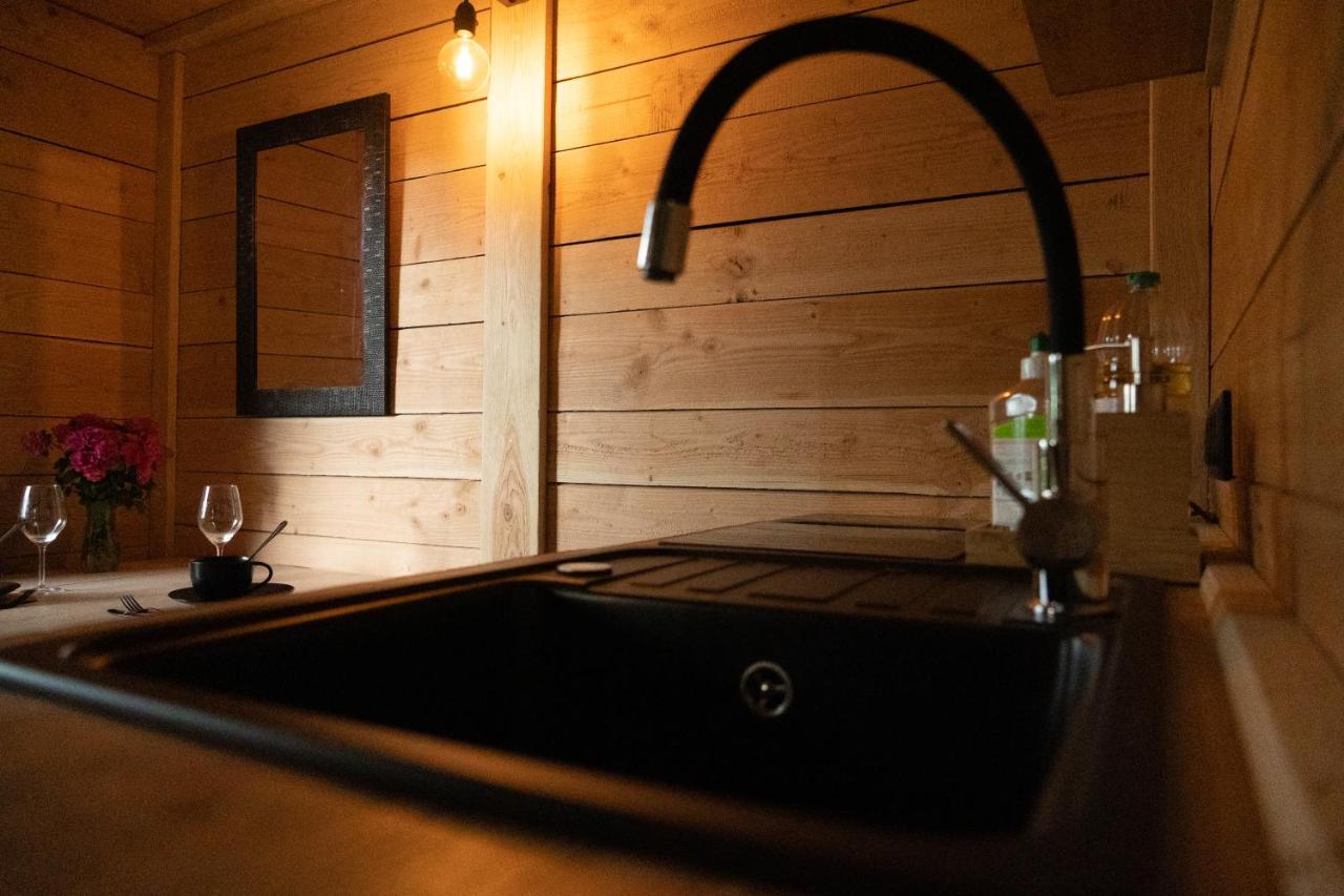 Le Moonloft Insolite Tiny-House Dans Les Arbres & 1 Seance De Sauna Pour 2 Avec Vue Panoramique Osenbach Exterior photo