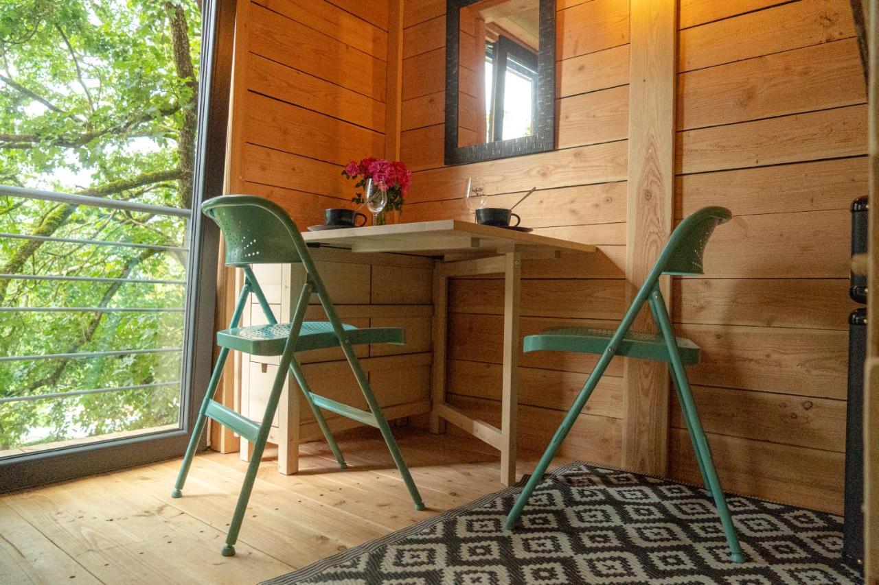 Le Moonloft Insolite Tiny-House Dans Les Arbres & 1 Seance De Sauna Pour 2 Avec Vue Panoramique Osenbach Exterior photo